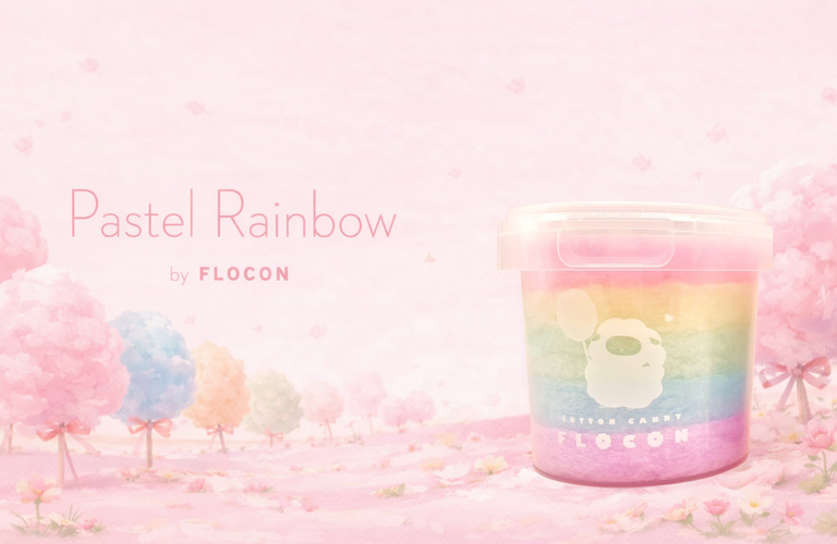 Pastel Rainbow｜わたあめの通販ならFLOCON
